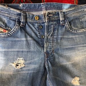 Men's Vintage Diesel Button Fly Jeans SEXY!